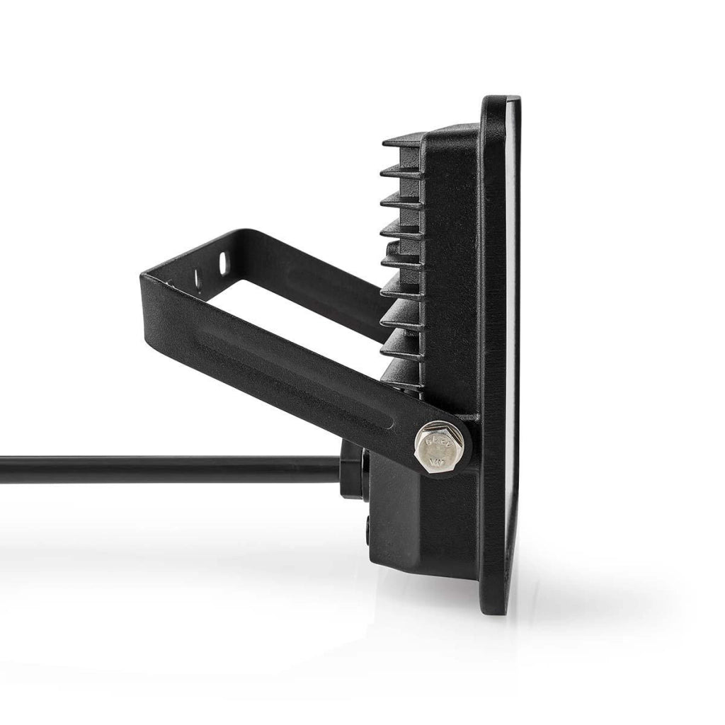 Smartlife Wi-Fi Connected 20W 1600lm RGB LED Faretto da esterno Nero Nedis