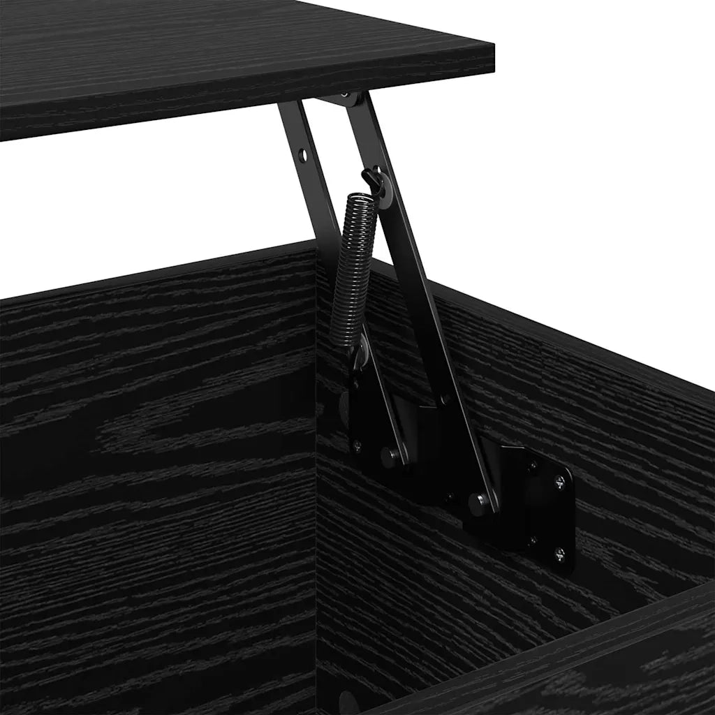 Armadio da Notte Rovere Nero 60 x 44,5 x 45 cm 881170