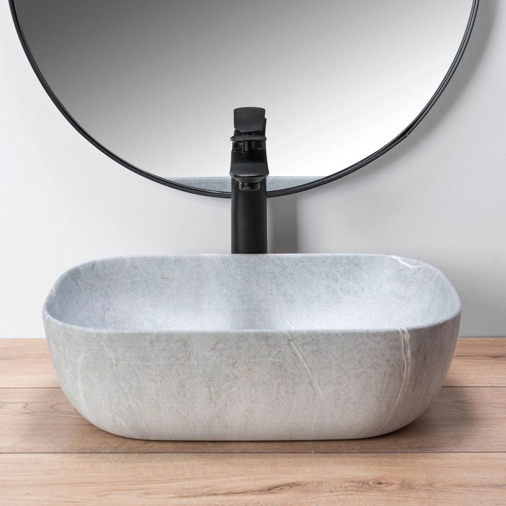 Lavabo Da Appoggio Rea Livia Grey