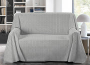 Telo Arredo Granfoulard Copritutto Salvadivano 100% Cotone Disegno Happy - Singolo - Happy