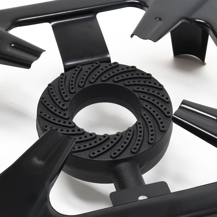 Set con fornello a gas, tubo e riduttore di pressione per uso in Italia 28 mbar Outdoor Campeggio