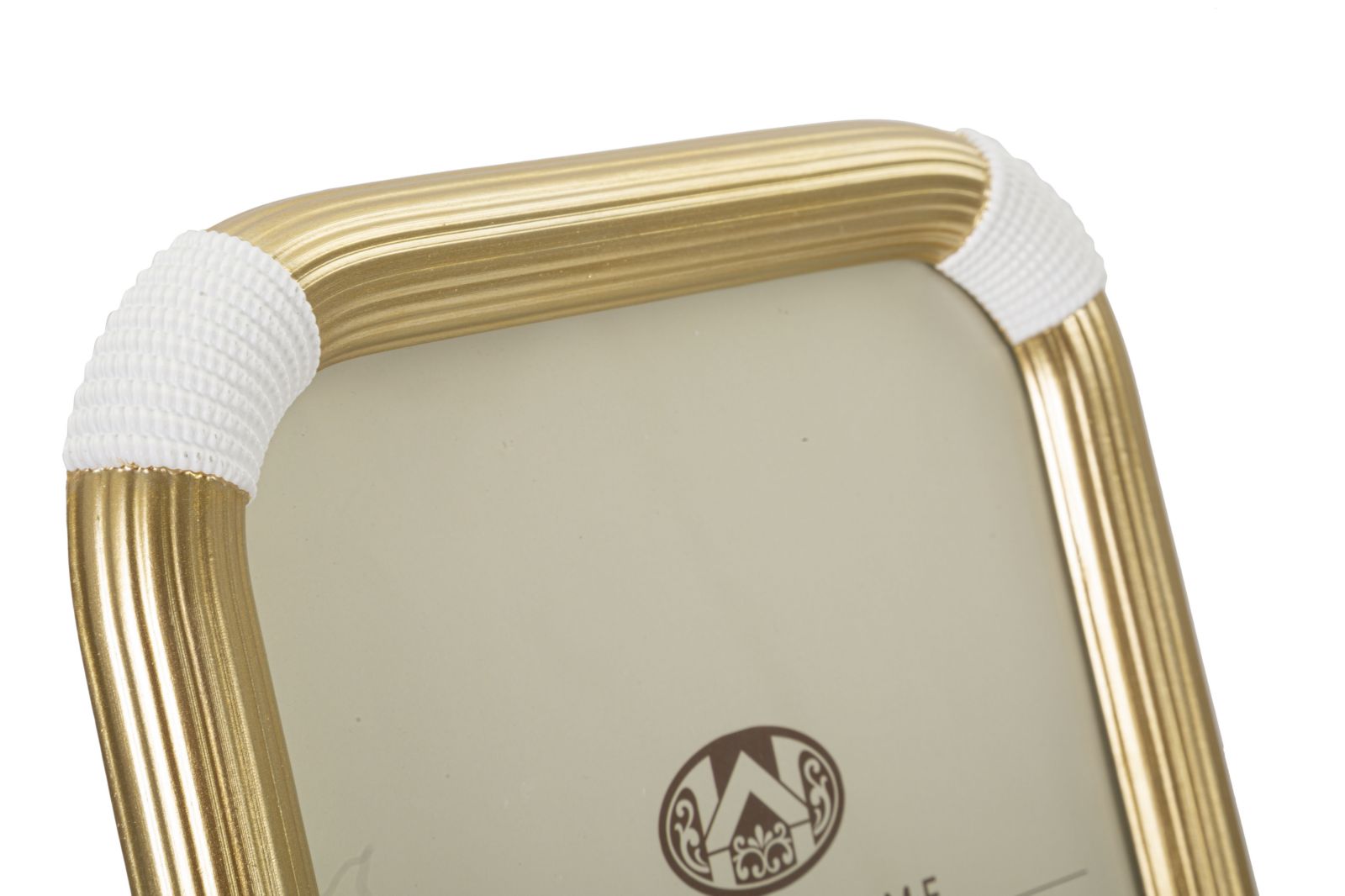 Cornice Bann 25x2,6x30,2 cm in Poliresina e Vetro