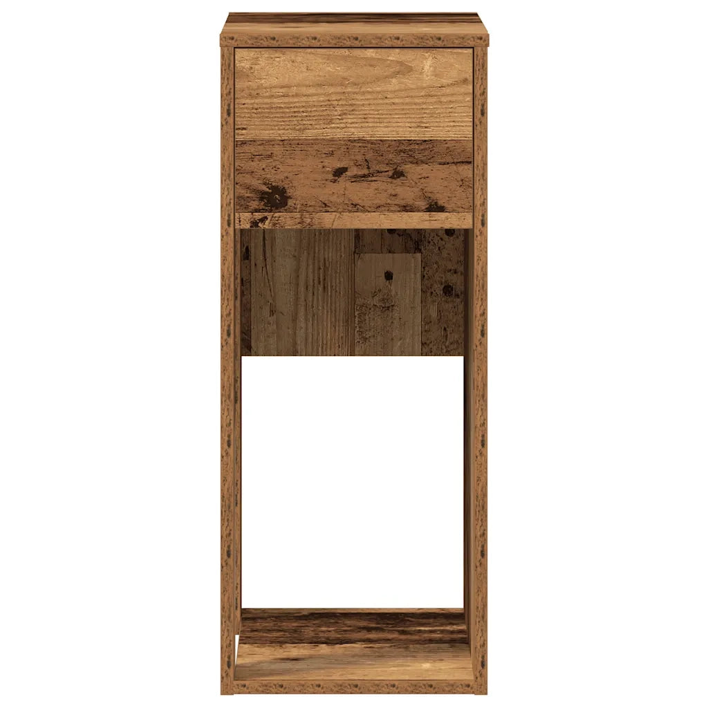 Supporto per Computer a Torre con Cassetto Antico 30x44x74 cm CFW7191956