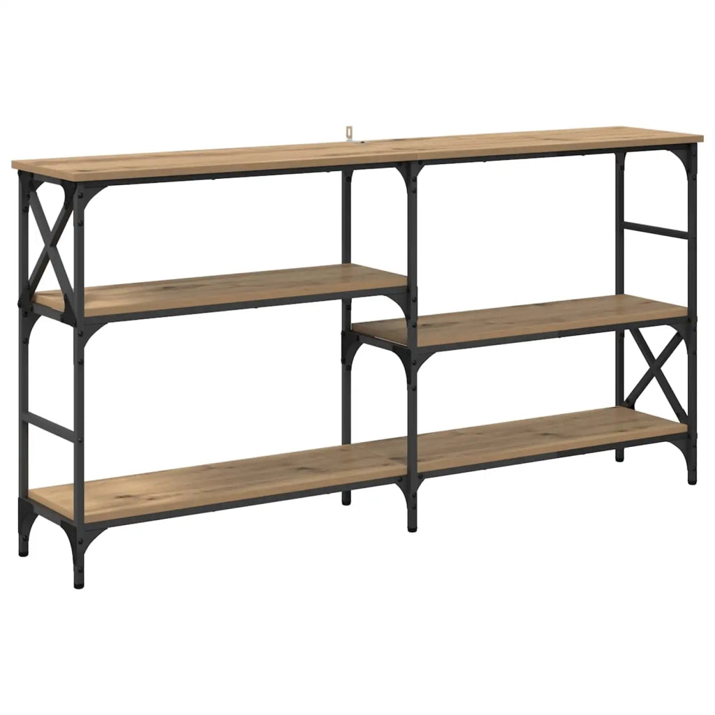 Tavolo consolle Rovere artigianale 150 x 29 x 76,5 cm