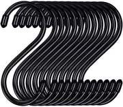 Haken 24 Stuks S-vormig - Haken in Acciaio Inossidabile - 8,5 x 3,2 cm - Resistente alla Corrosione - Hanger Zavorra