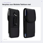 Accessori per telefono cellulare - Tasche per telefono cellulare - Tessuto Oxford resistente - Impermeabile - Varie opzioni di portata - Cinturino con taschino pratico