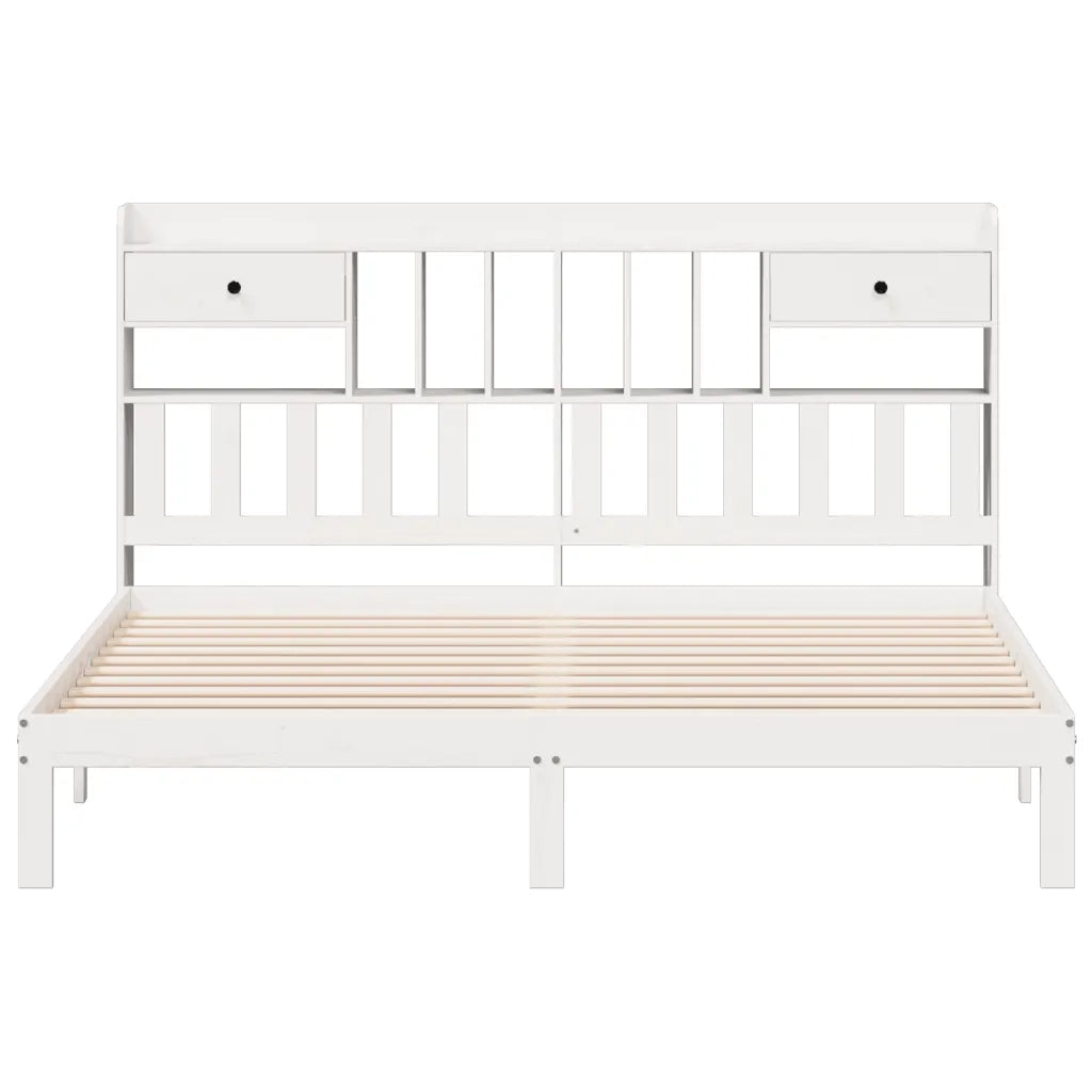 Giroletto con Libreria senza Materasso 180x200 cm in Legno Pino 3322608