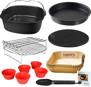 Accessori per Airfryer - Set di Accessori per Airfryer - Adatto per Fritture ad Aria Calda