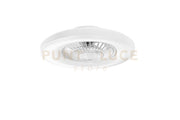 PLAFONIERA LED VENTILATORE GARBIN BIANCO 40W 5500LM CCT DIMMERABILE CON TELECOMANDO RF INCLUSO E SPEAKER BLUETOOTH 15X54,5CM