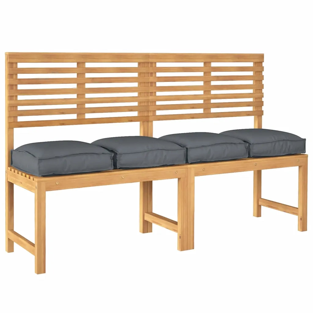 Cuscino 4 pcs Antracite 40 x 40 x 8 cm Tessuto Oxford 42001588