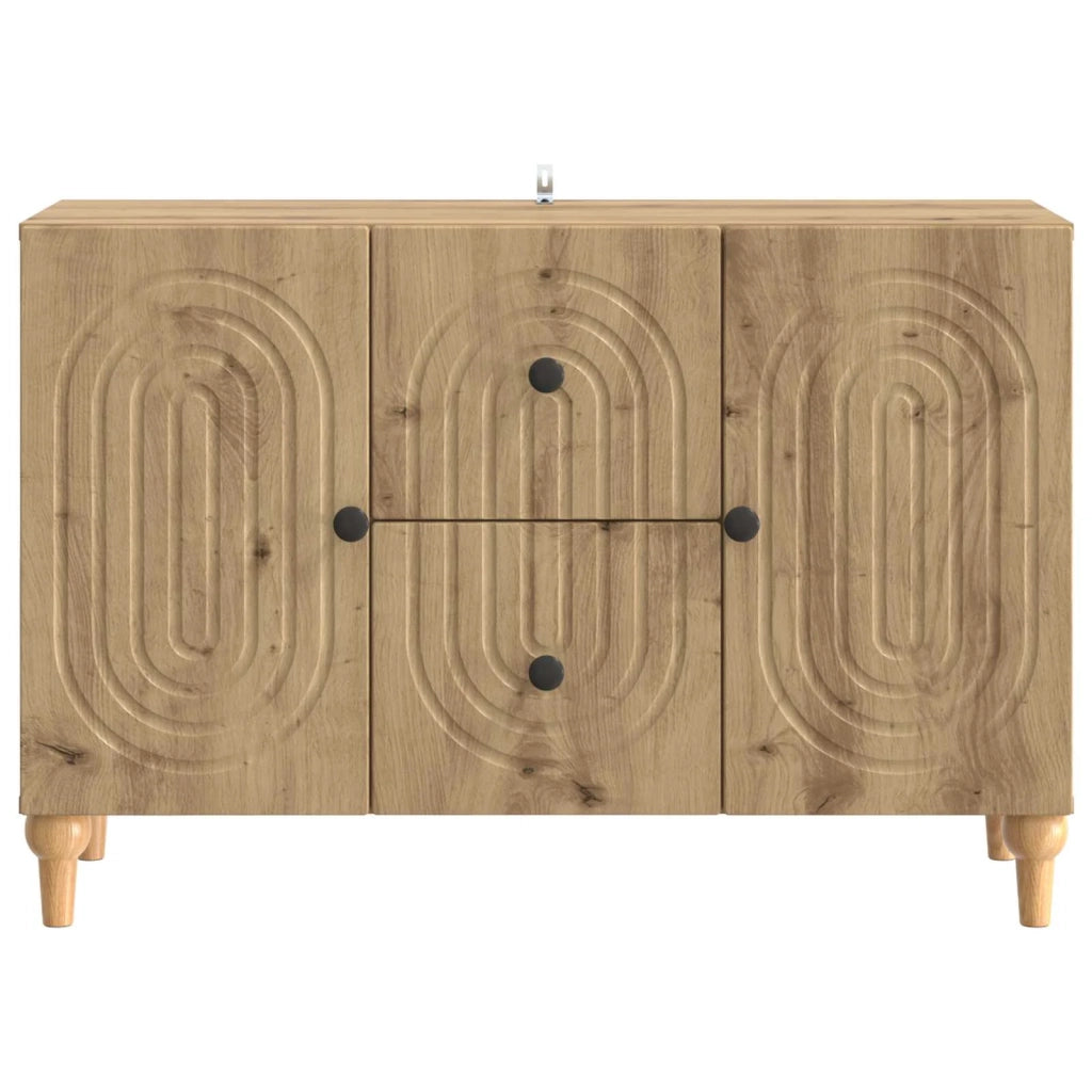 Mobile TV con cassetto Rovere Artigianale 89 x 34,5 x 60 cm