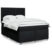 Giroletto a Molle con Materasso Nero 160x200 cm in Tessuto 3290541
