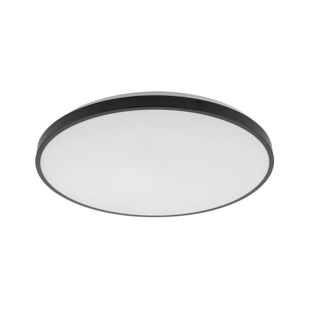 Plafoniera bagno tonda 49cm LED 32W 4000K nera Nowodvorski