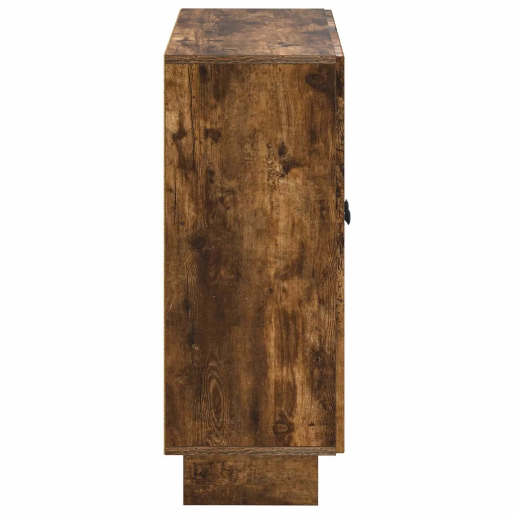 Mobiletto da Bagno EDE Rovere Fumo 59,5 x 31 x 80 cm 895960