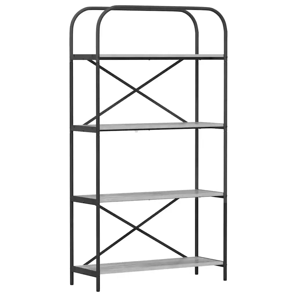 Libreria Grigio Sonoma 80 x 30 x 146 cm Legno multistrato 879842