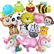 Folioballoni da animali da 16 pezzi - Decorazione per festa di giungla - Festa di compleanno per bambini - Materiale di alta qualità
