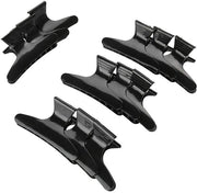 Clip per capelli 12 pezzi - Vlinder clip nera - Manico antiscivolo - Materiale duraturo - Strumento per parrucchieri - Facile da utilizzare - Clip per capelli