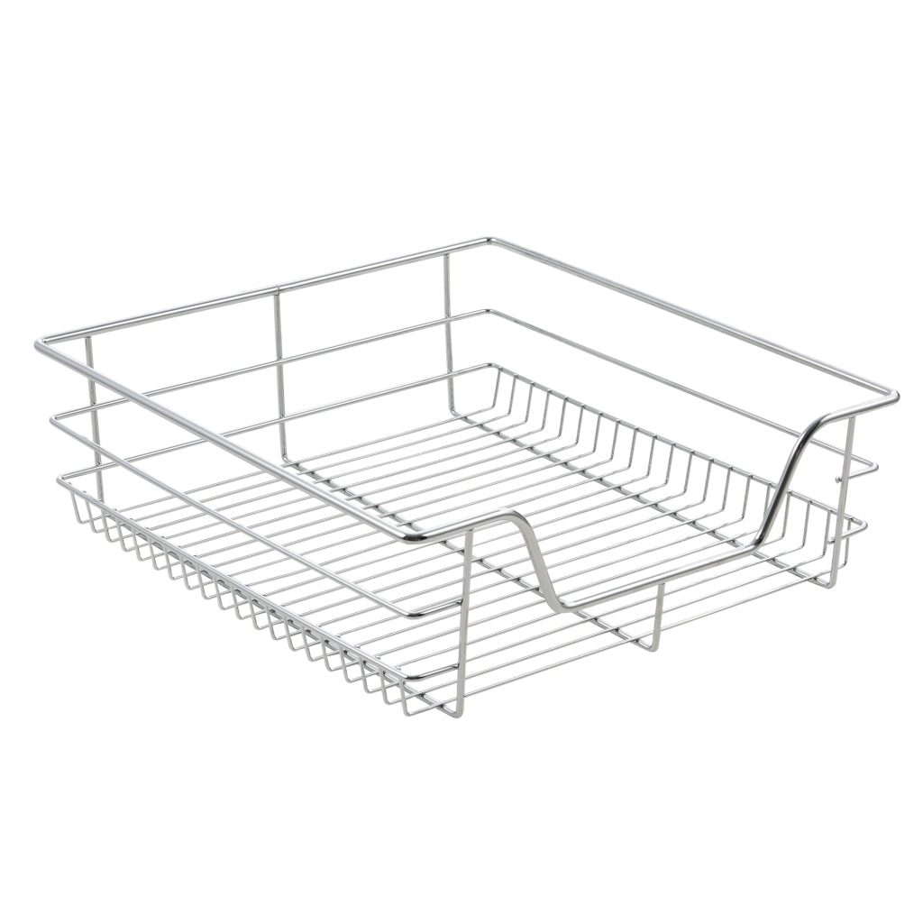 Set di 2 Cassetti Telescopici Estraibili a Rete con Guide in Acciaio 47x44x14 cm [en.casa]
