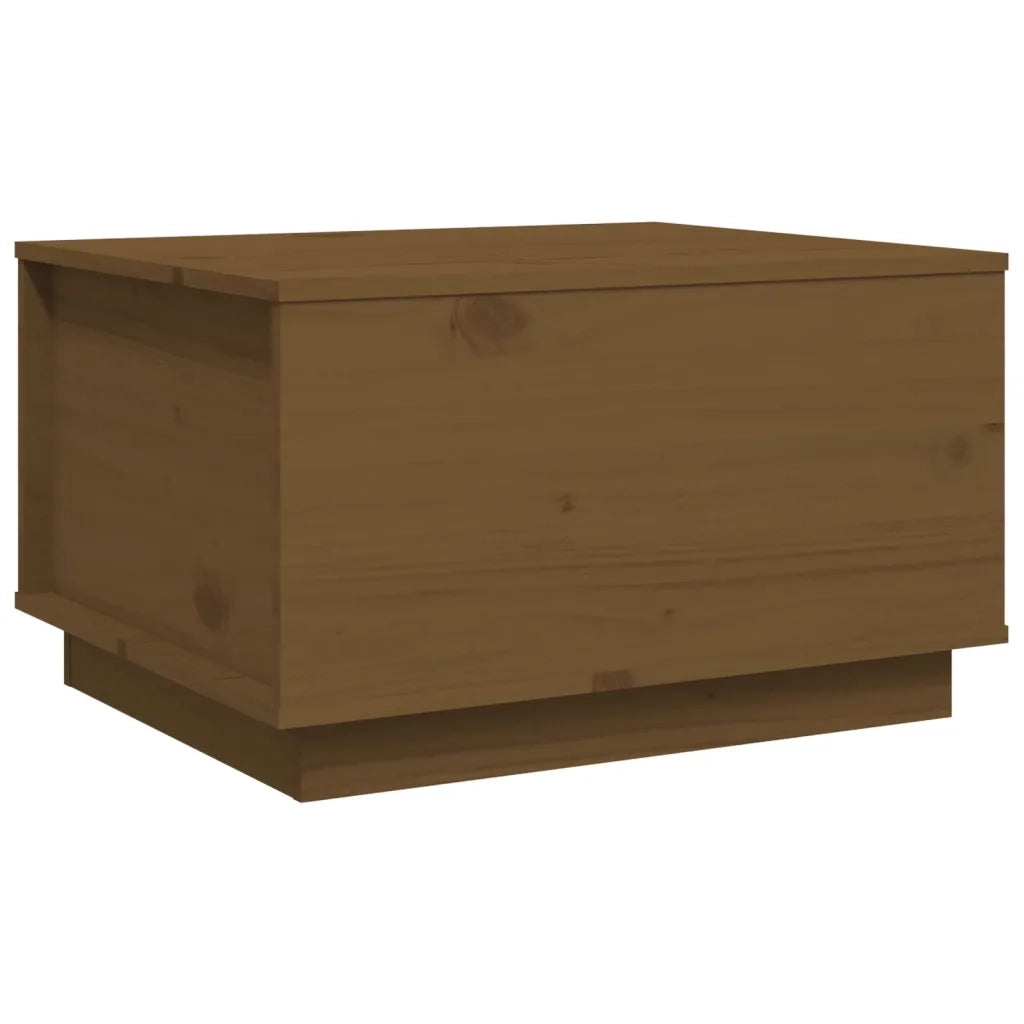 Tavolino da Salotto ambra 60x50x35 cm in Legno Massello di Pino 813418