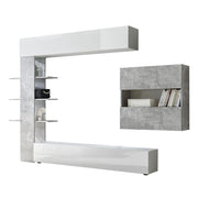 Composizione Living ANDY 1 cemento