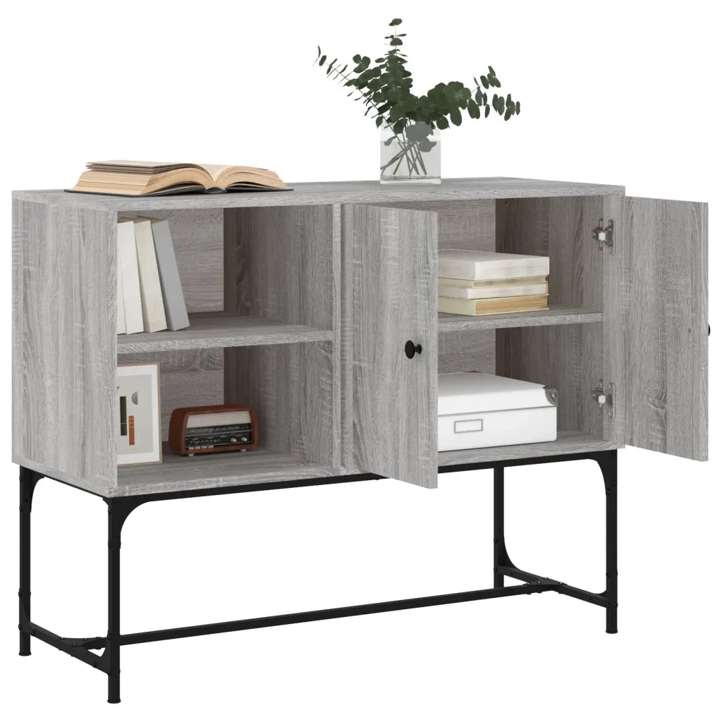 Credenza Grigio Sonoma 100x40x79,5 cm in Legno Multistrato 831821