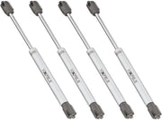Supporto automatico per coperchi - Coperchio supporto - Chiusura morbida - 120N - Gas di chiusura per armadi - Adatto per porte armadio - 4 pezzi