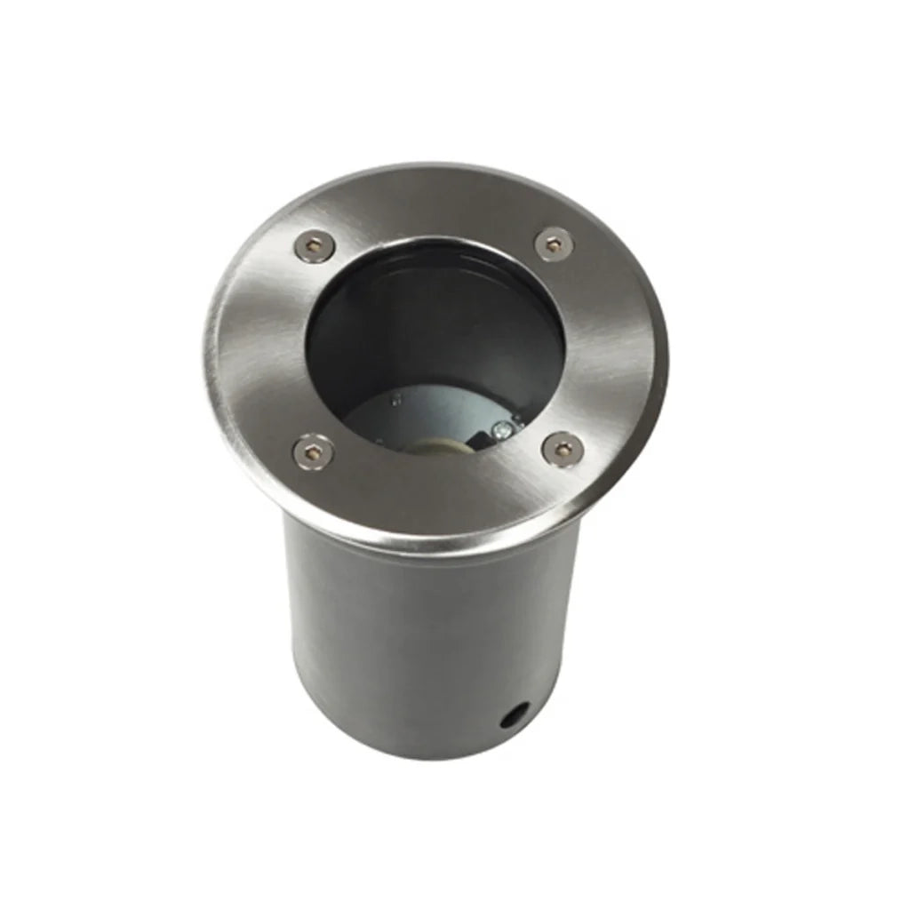 Set di 3 faretti da incasso rotondi per esterni illuminazione decorativa acciaio inox 2402035