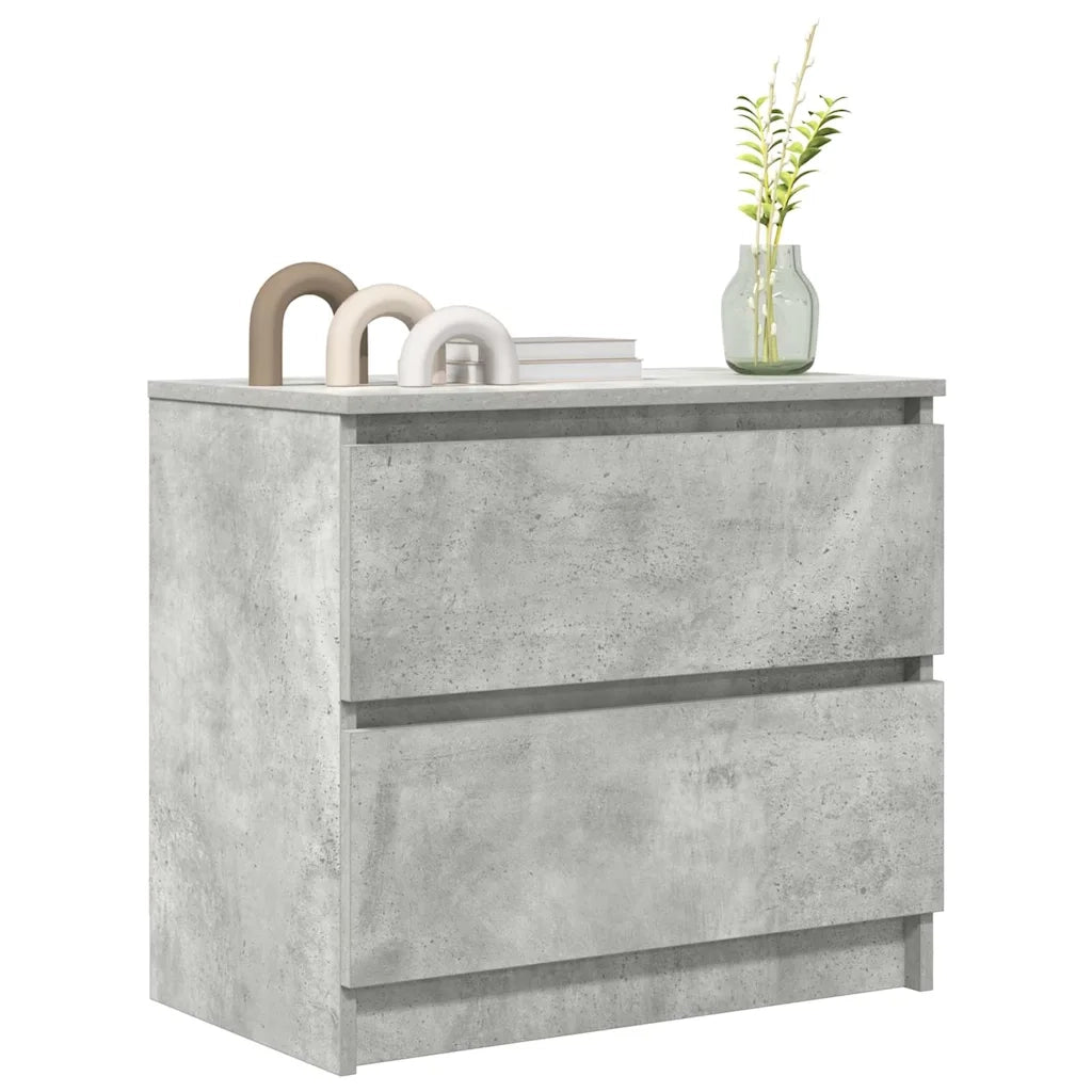 Mobile Porta TV Grigio Cemento 60x35x54 cm in Legno Multistrato 861781