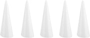 Supporto di Display in Plastica | Display per Accessori | Set di 5 | Forma Conica | Cono di Sospensione | Display per Gioielli | Supporto di Display per Anelli