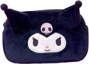 Etui a pennarelli cartoon per bambine con contenitore per fogli e pennarelli pluche cartoon per tavolo di trucco