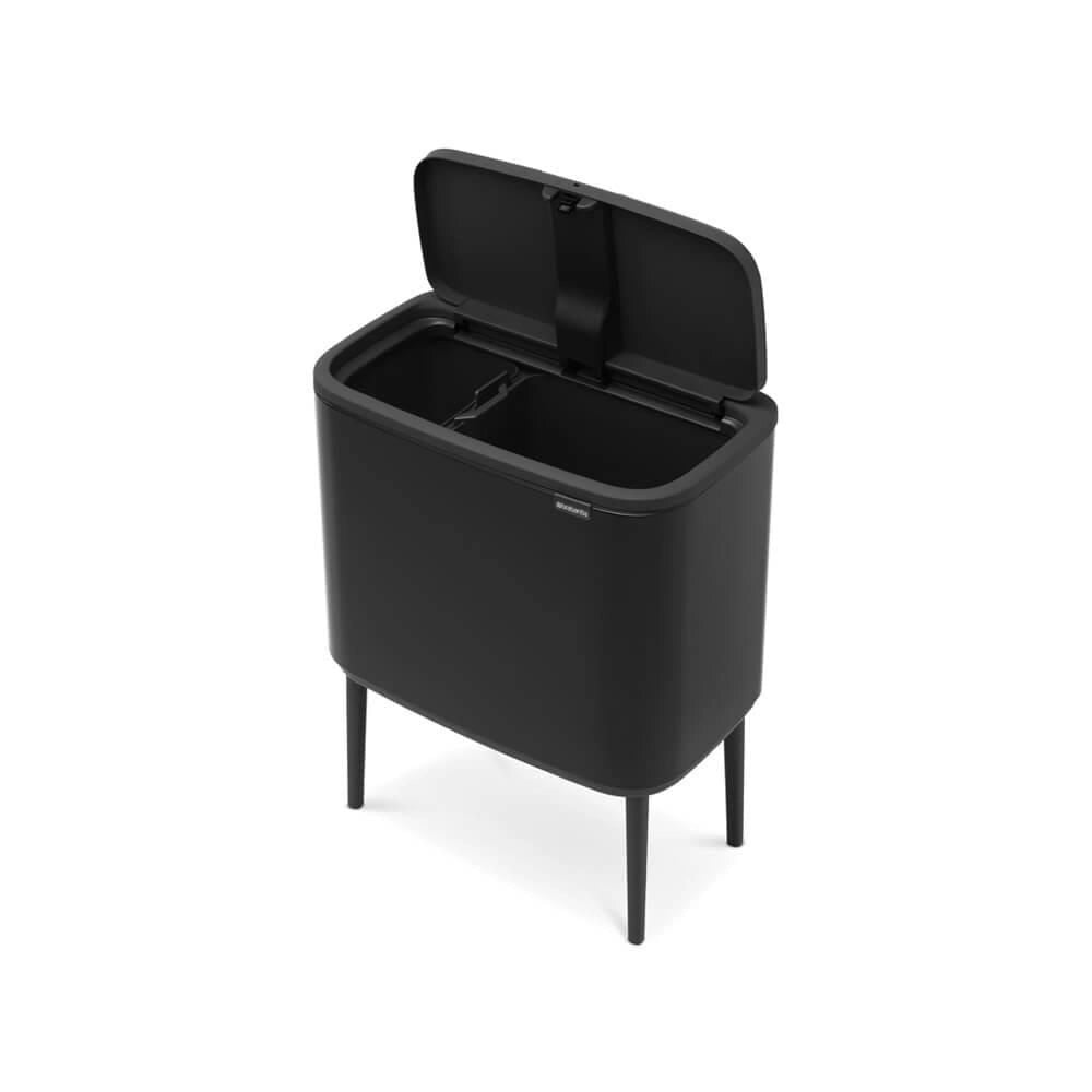 Brabantia 316203 bidone per la spazzatura 34 L Rettangolare Acciaio Nero