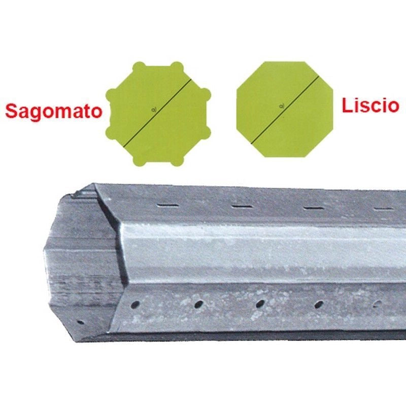 Rullo Ottagonale Liscio Mt.3 A.109030L