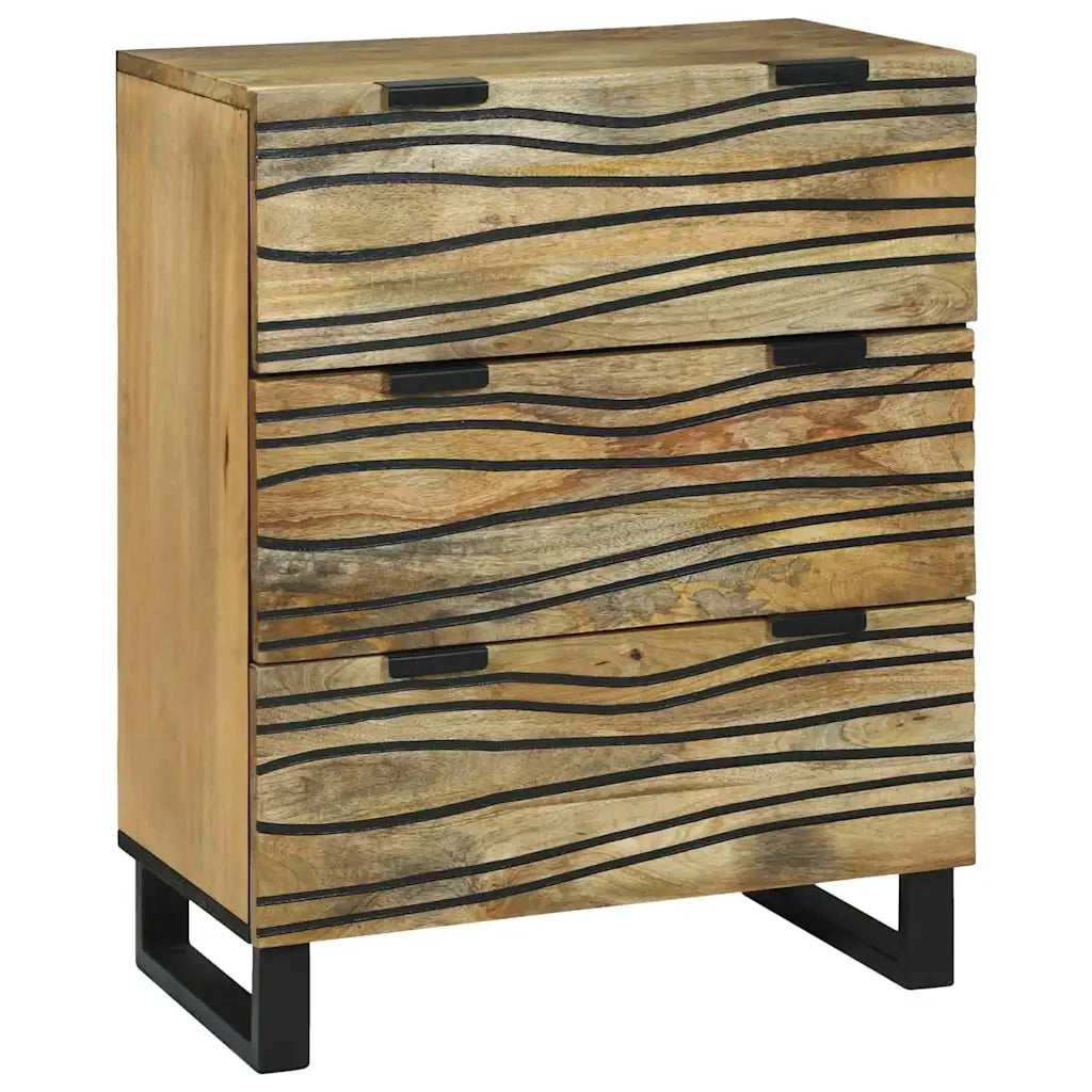 vidaXL Set di mobili per il bagno 3 pcs Marrone 180 x 33 x 75 cm