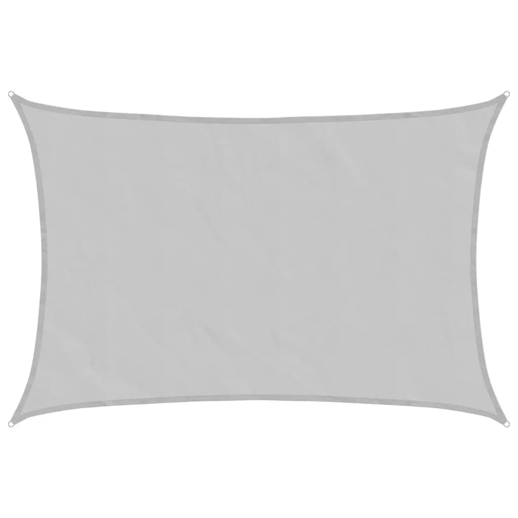 Vela Parasole Grigio Chiaro 6x4 m 100% Poliestere Oxford 4000552