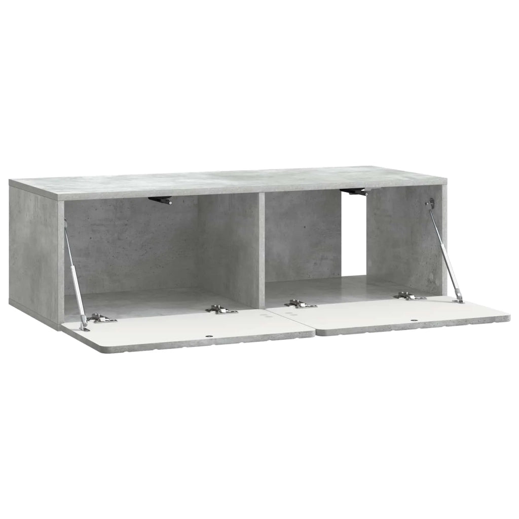 Mobile Porta TV da Muro Grigio Cemento 98 x 41 x 30 cm 898358