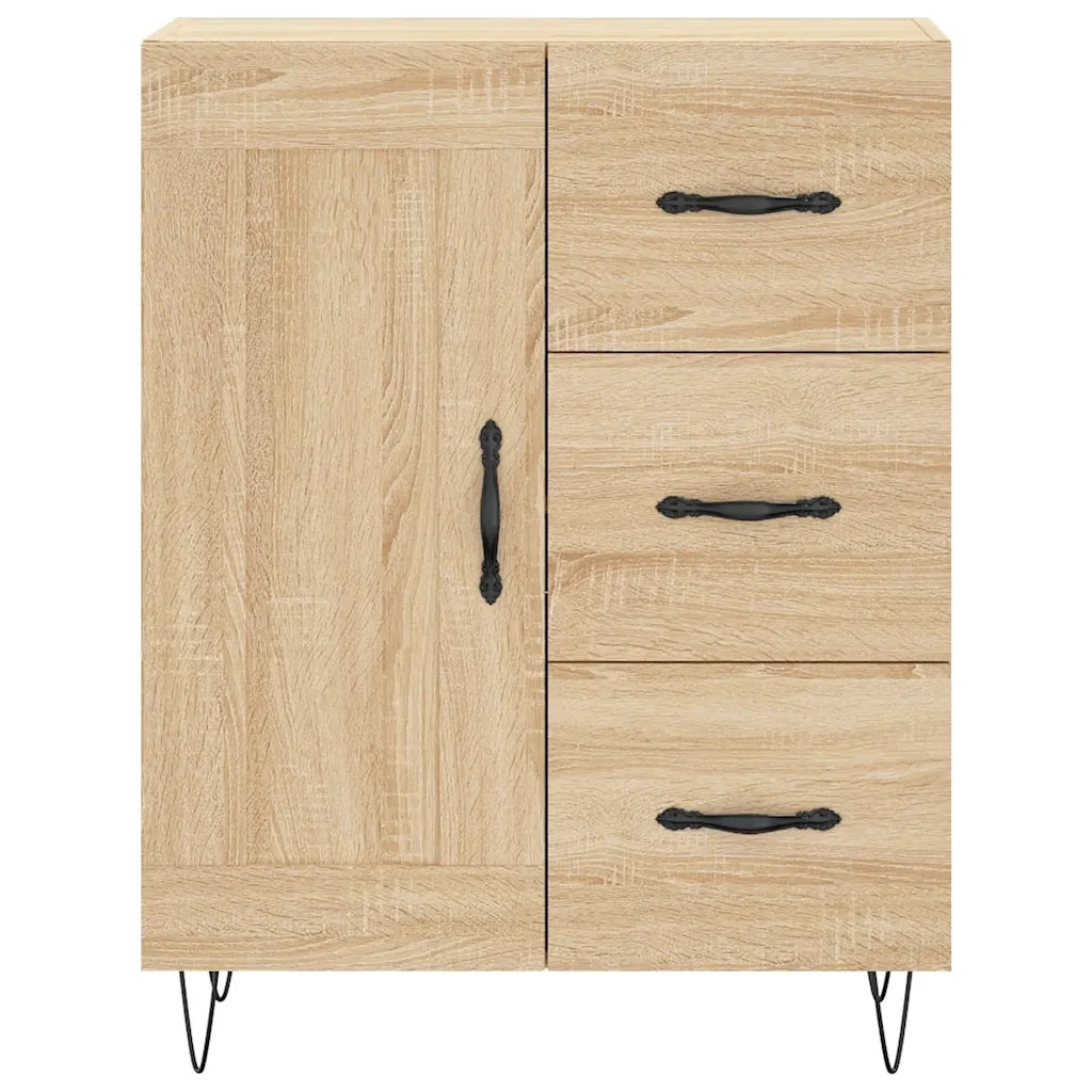 Credenza Rovere Sonoma 69,5x34x180 cm in Legno Multistrato 3200036
