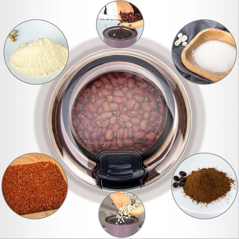 Trade Shop - Macina Caffè Spezie Pepe Noci Frutta Elettrico 150w Capacità 50g Q-ym188 Macinino -