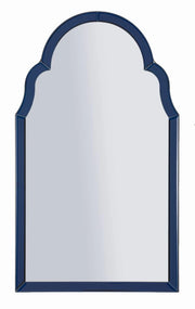 Specchio da Muro Tangeri Blu 47x1x80 cm in MDF e Vetro e Specchio Blu