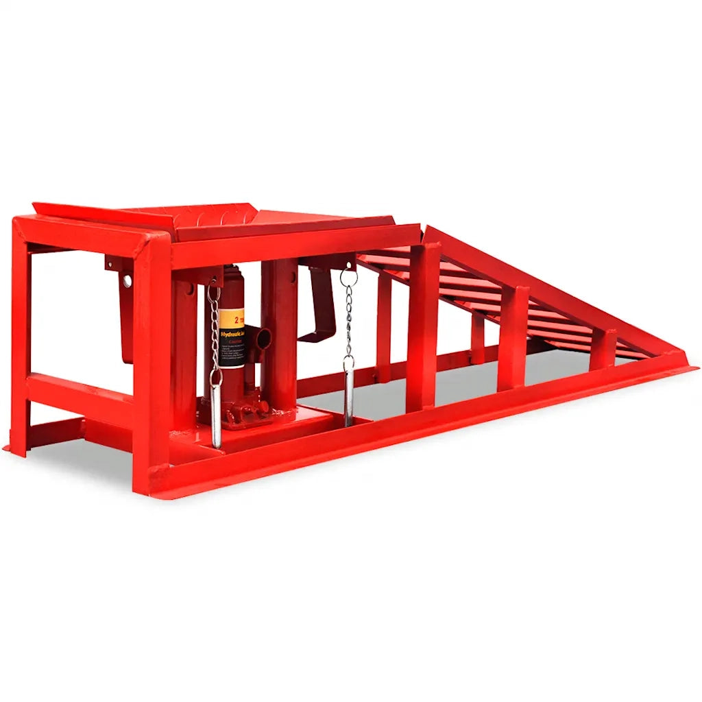 Rampe di Sollevamento Riparazione Auto 2 pz Acciaio Rosso CFW3632030