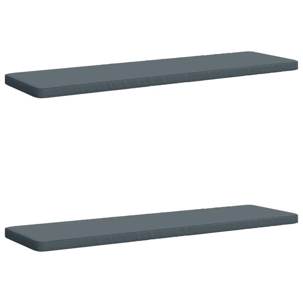 Cuscini per Panchina a 2 Pezzi VUGHT 2 pz 100% Poliestere Blu 952107