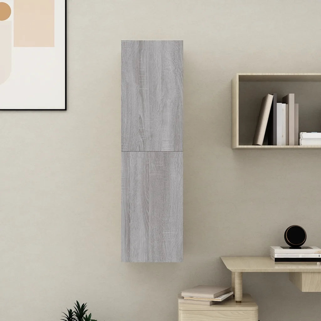 Mobile Porta TV a Parete Grigio Sonoma 30,5x30x110 cm 826678