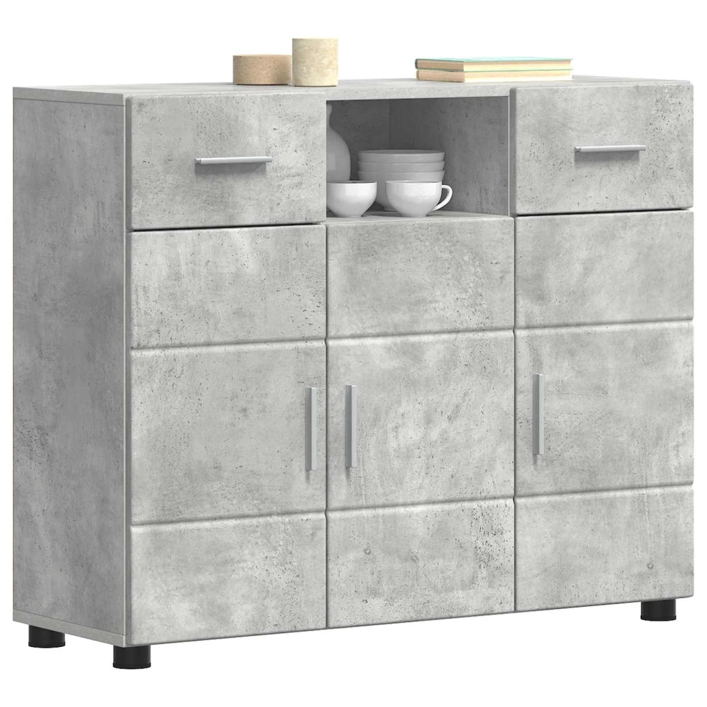 Armadio in Legno Grigio cemento 88,5 x 30,5 x 73 cm 880284
