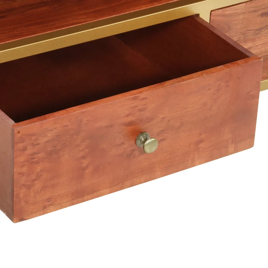 Tavolino da CaffÃ¨ 90x50x40 cm in Legno Massello di Acacia
