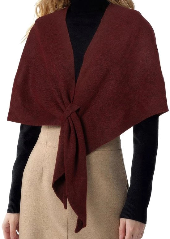 Scialle elegante per donna - Inverno - Scialle per cerimonia - Dimensioni regali 180 x 78 cm - 100% Poliestere - Soffice e caldo
