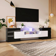 Mobile TV moderno lucido con LED e ampio spazio