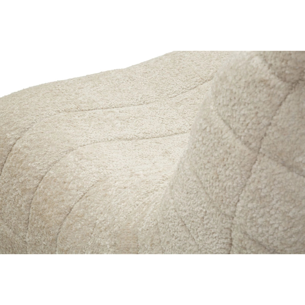 Poltrona Mask in poliestere bianco 103x100x80 cm