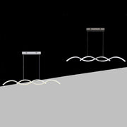 Trade Shop - Lampadario Led A Sospensione Moderno Lampada Twist 26w Cct Luce Variabile 3000k-6500k A43-3c -