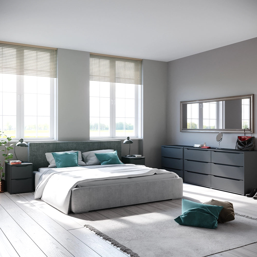 Vicco Comodini camera da letto Antracite 40.2 x 53.6 cm