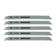 Lame in acciaio silverline per sega a gattuccio per tagliare legno alberi pallet 5pz