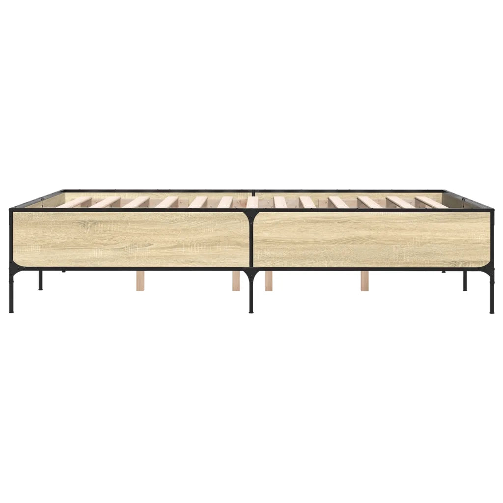 Giroletto Rovere Sonoma 140x190 cm in Legno Multistrato Metallo 3279808